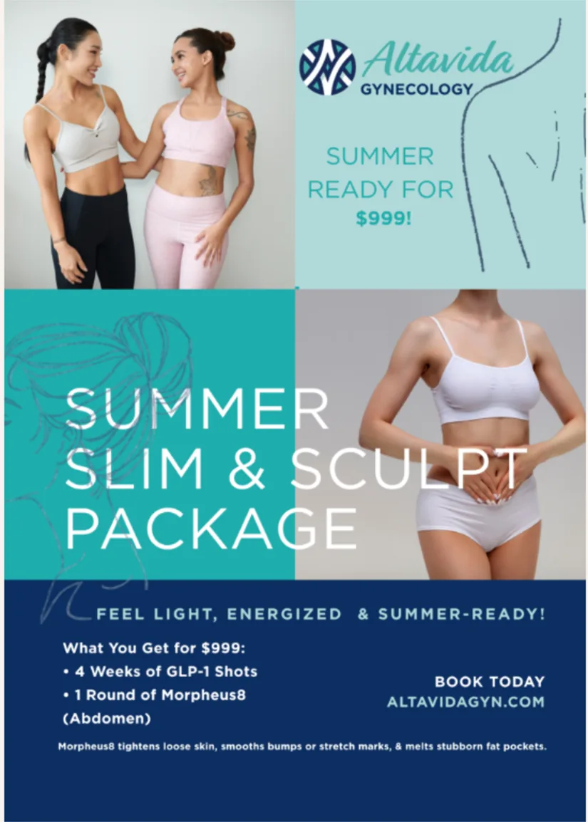 Summer Slim & Sculpt Package — GLP-1 therapy and Morpheus8 for $999
